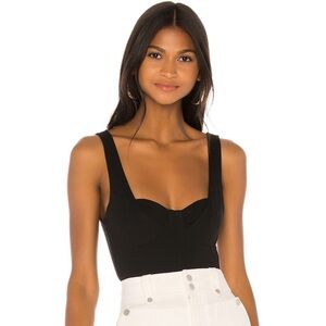 Lovers and Friends Black Aiden Bodysuit